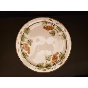 Vintage Stangl Pottery Large Round Platter 12 inch, Golden Grapes Pattern